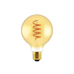 Lámpara LED vintage globo ámbar E27 4W luz cálida ILU02075