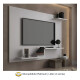 Panel Rack Tv Filadelfia Nordico 42 Pulgadas Madera Gris