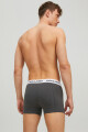 BOXER 3 PACK BASIC Dark Grey Melange