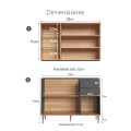 KIT COCINA AEREO 2 PUERTAS Y BAJO MESADA ALICE Kit Cocina Aereo 2 Puertas Y Bajo Mesada Alice