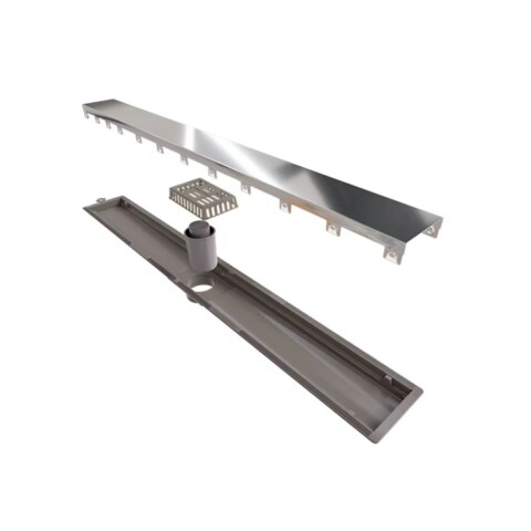 ELLEVE Receptaculo tapa inox pulido 75cm salida central Versatile Elleve Receptaculo Tapa Inox Pulido 75cm Salida Central Versatile