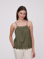 Musculosa Nikel Verde Oliva Oscuro