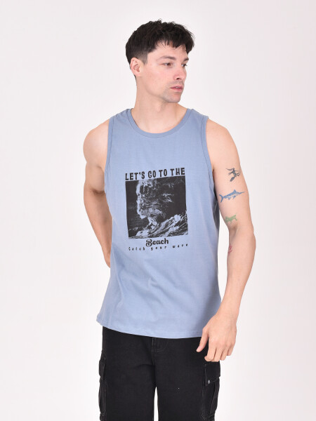 MUSCULOSA SAN DIEGO AZUL PIEDRA