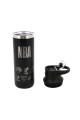 Botella Termica NBA 600 ML Negro