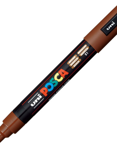 MARCADOR UNI POSCA 2.5 MM MARRON N/A