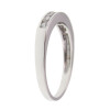 Anillo medio sin fin Chana chico en oro blanco 18k con circonias Anillo medio sin fin Chana chico en oro blanco 18k con circonias