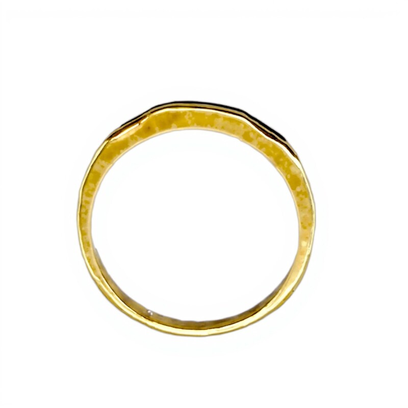 Anillo Sin Fin-Oro Bajo-Piedra Zafiro y Zirconia-AN8129 conpiedra
