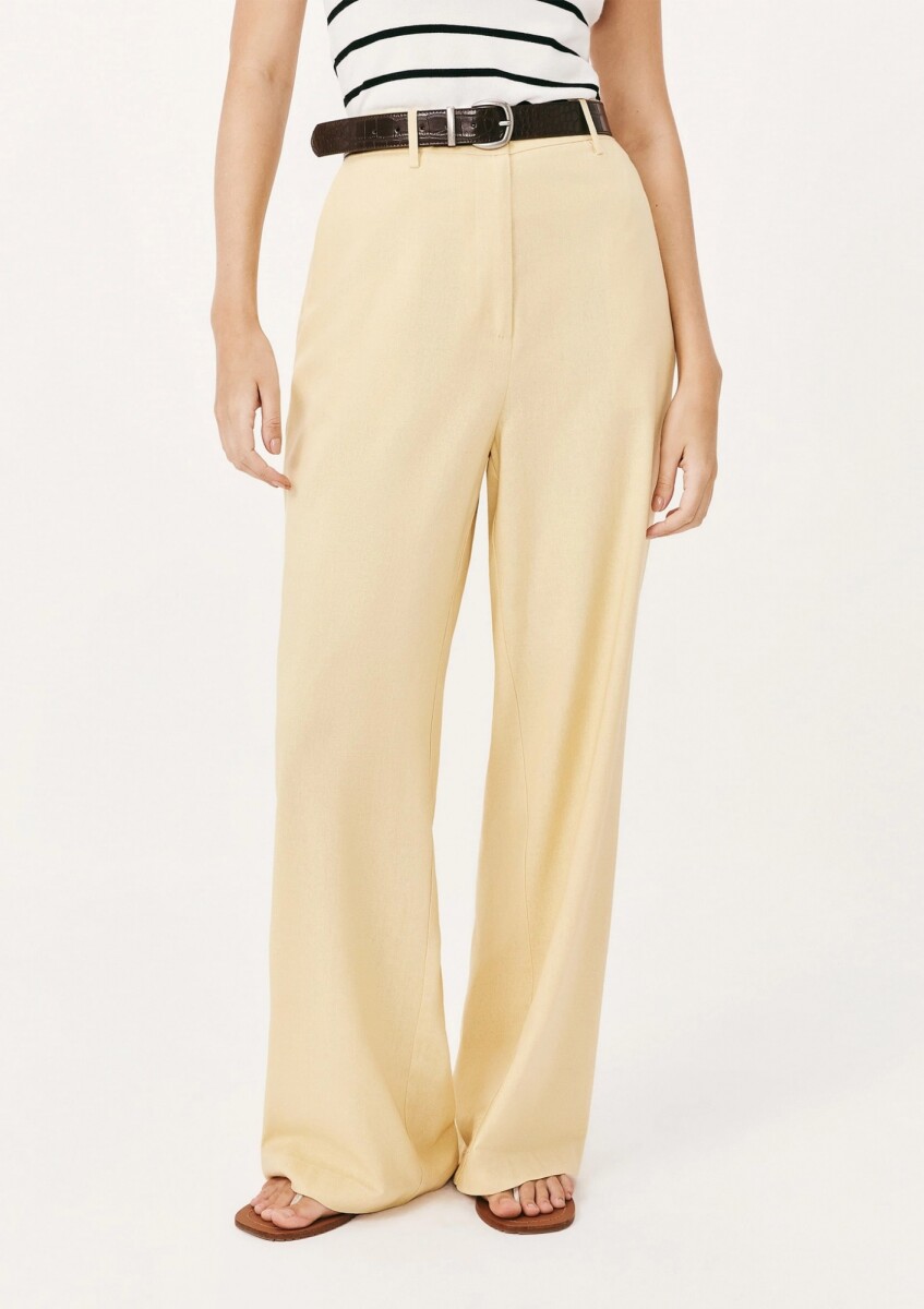 PANTALÓN RECTO - BEIGE 