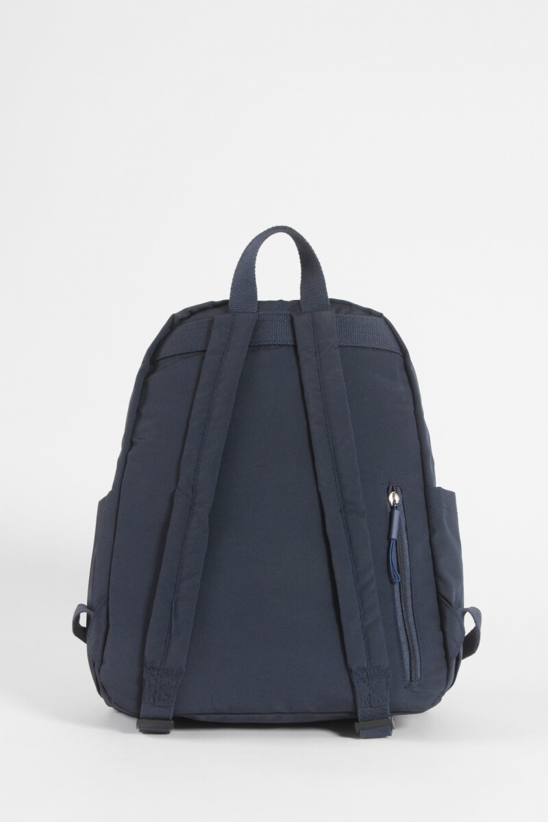 Mochila mediana de tela azul