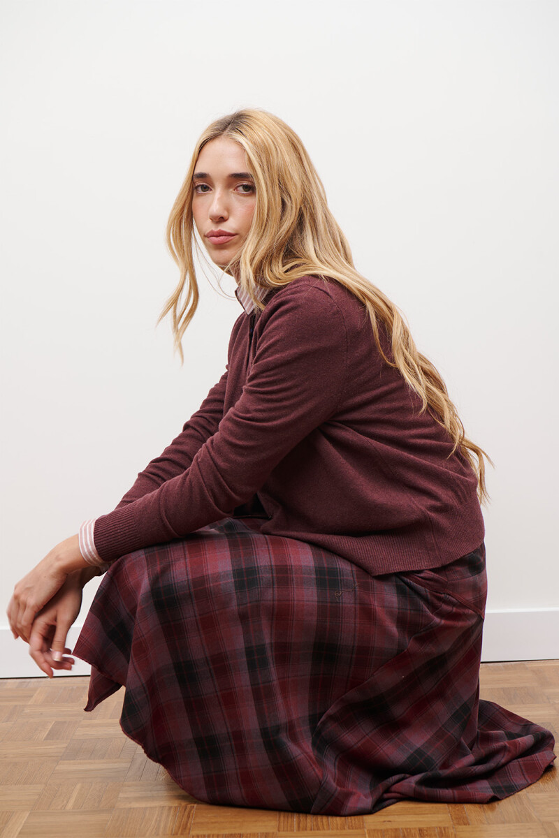 SWEATER TWIN BURDEOS