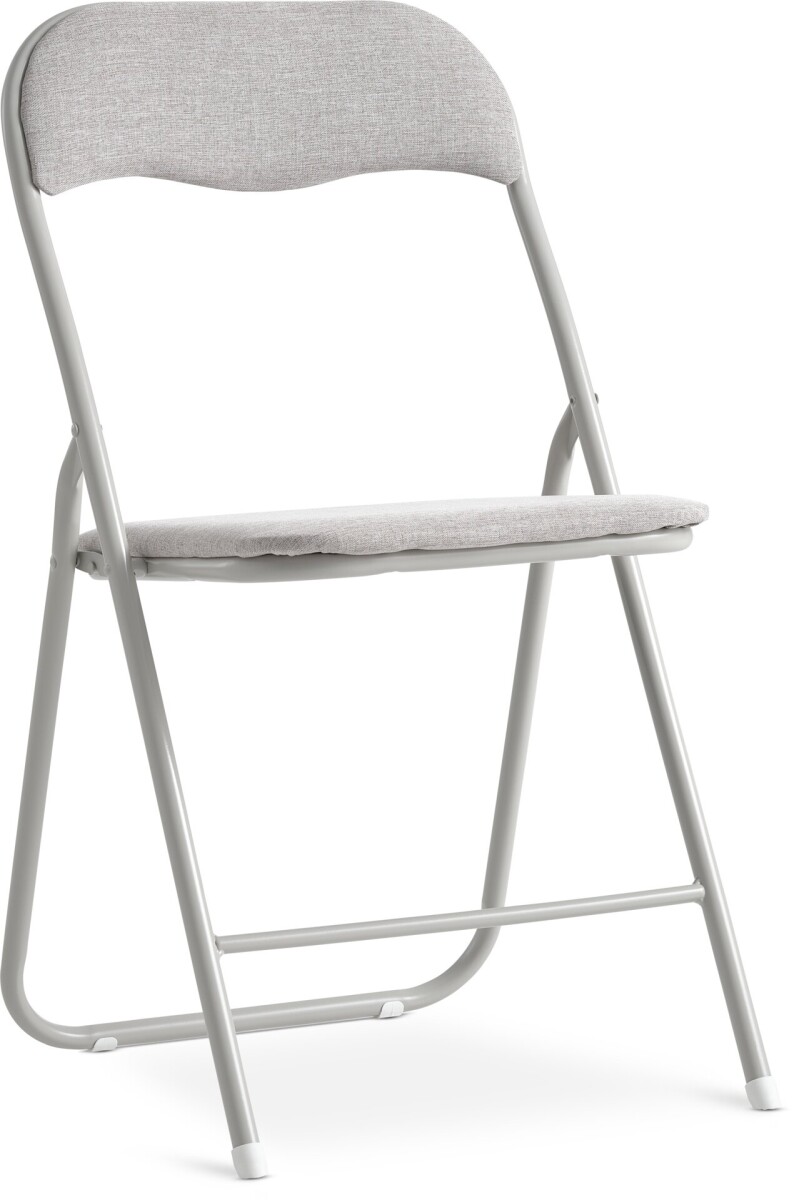 Silla plegable VIUF tela arena cl/acero 
