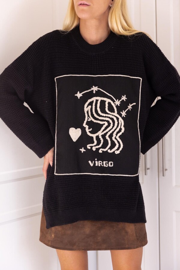 Sweater Virgo Negro