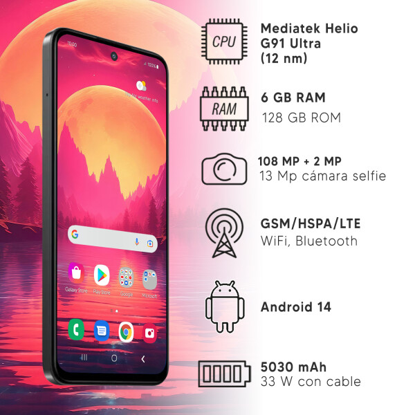 Xiaomi Redmi 13 6/128 Gb 4g + Regalo PK XIAOMI REDMI 13 6/128 NEGRO + REGALO