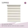 Cortina Roller Zebra Simple Lumax 1.2 X 2.1m Gran Calidad Beige