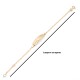 Pulsera para bebé en oro 18k con placa de identidad Pulsera para bebé en oro 18k con placa de identidad
