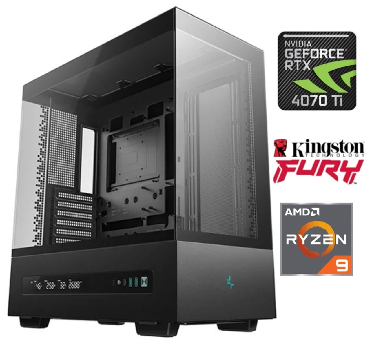 Equipo Gamer Ryzen 9 7900X, 32GB, 1TB Nvme, Rtx 5070TI Super 16GB 