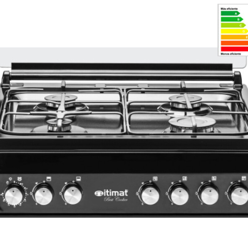 COCINA ITIMAT NEGRA COMBI CONVECCIÓN 4H GAS COCINA ITIMAT NEGRA COMBI CONVECCIÓN 4H GAS