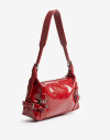 City Cartera City Hebillas - Rojo Cereza