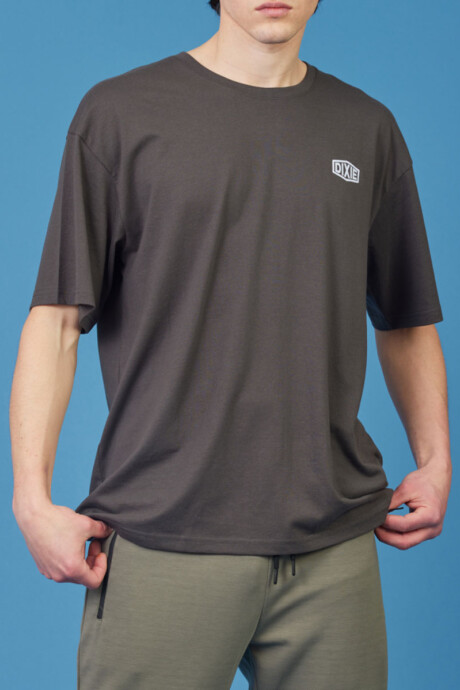 T-SHIRT AZUAI DIXIE Gris Oscuro