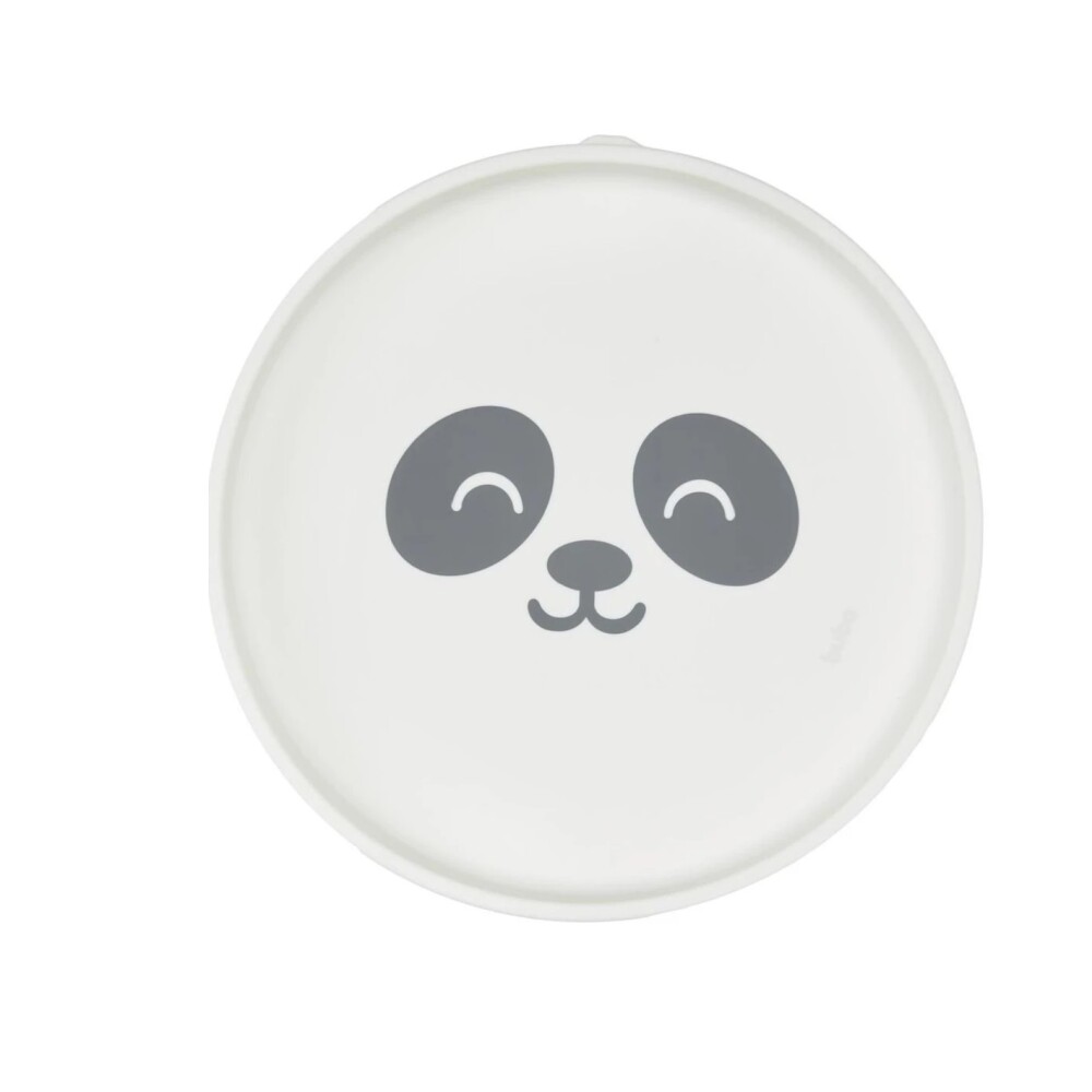 Plato silicona ventosa BUBA OSO blanco