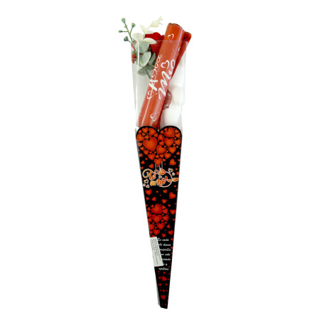 FLOR ARTIFICIAL ROSA C/OSITO TE AMO SAN VALENTIN FLOR ARTIFICIAL ROSA C/OSITO TE AMO SAN VALENTIN