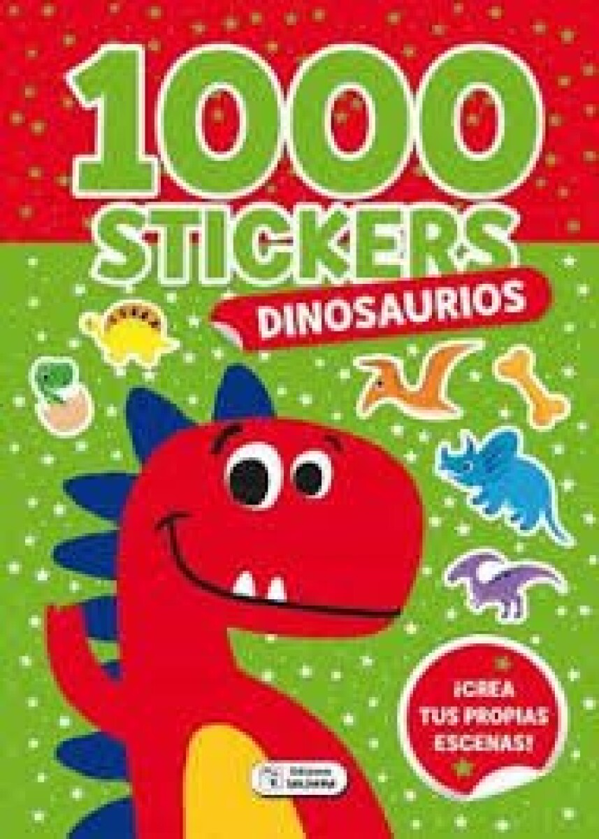 1000 STICKER DINOSAURIOS 