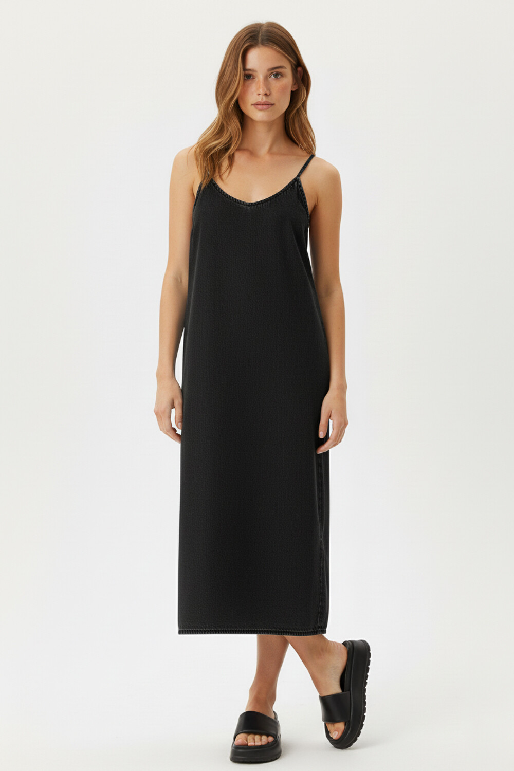 Vestido Larys Gris Oscuro