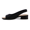 Sandalia Mujer Comfortflex Taco Bajo Negro