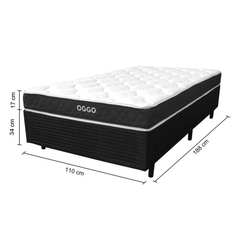Sommier ROMA - 1 PLAZA Y MEDIA - Espuma con base EPS - 78 x 188 x 16 cm - 80Kg Sommier ROMA - 1 PLAZA Y MEDIA - Espuma con base EPS - 78 x 188 x 16 cm - 80Kg