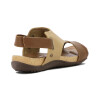 Sandalia Casual Mujer Country Dos Tiras Con Pulsera Ambar-ostra