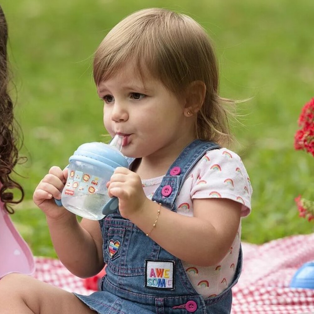 Vaso FISHER PRICE 2 en 1 celeste