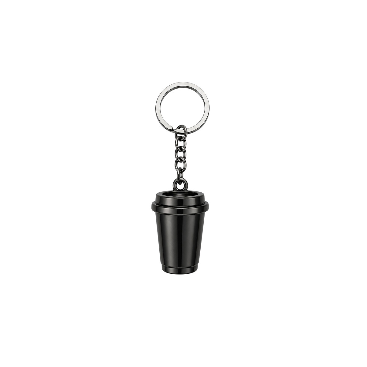 Llavero accesorios café de metal - Vaso 