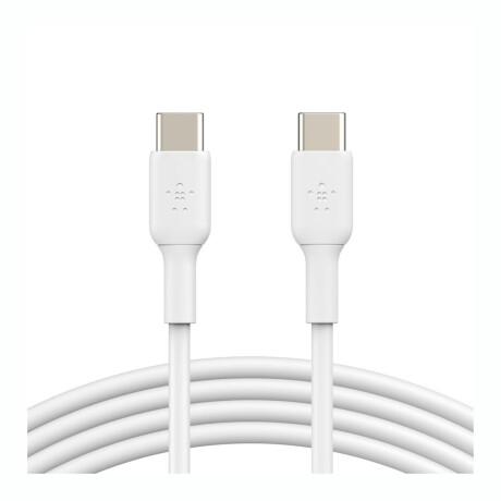 Cable BELKIN USB-C A USB-C Carga Rápida Longitud 1M - White Cable BELKIN USB-C A USB-C Carga Rápida Longitud 1M - White