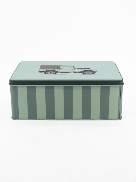 LATA RECTANGULAR ESTAMPADA VERDE (V)