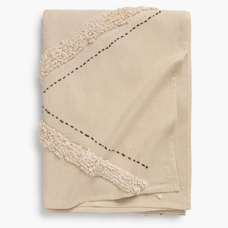 Colcha LIENZO BEIGE - 1 PLAZA