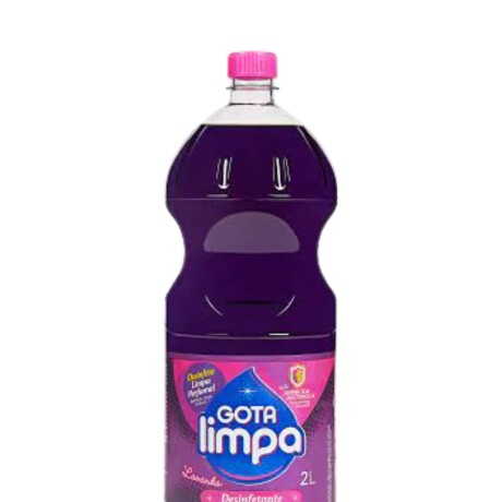 PACK LIMPIADOR LIQUIDO DESINFECTANTE GOTA LIMPA 2L LAVANDA + OBSEQUIO PACK LIMPIADOR LIQUIDO DESINFECTANTE GOTA LIMPA 2L LAVANDA + OBSEQUIO