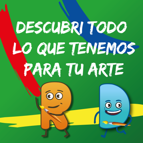 Descubri todo lo que tenemos para tu arte