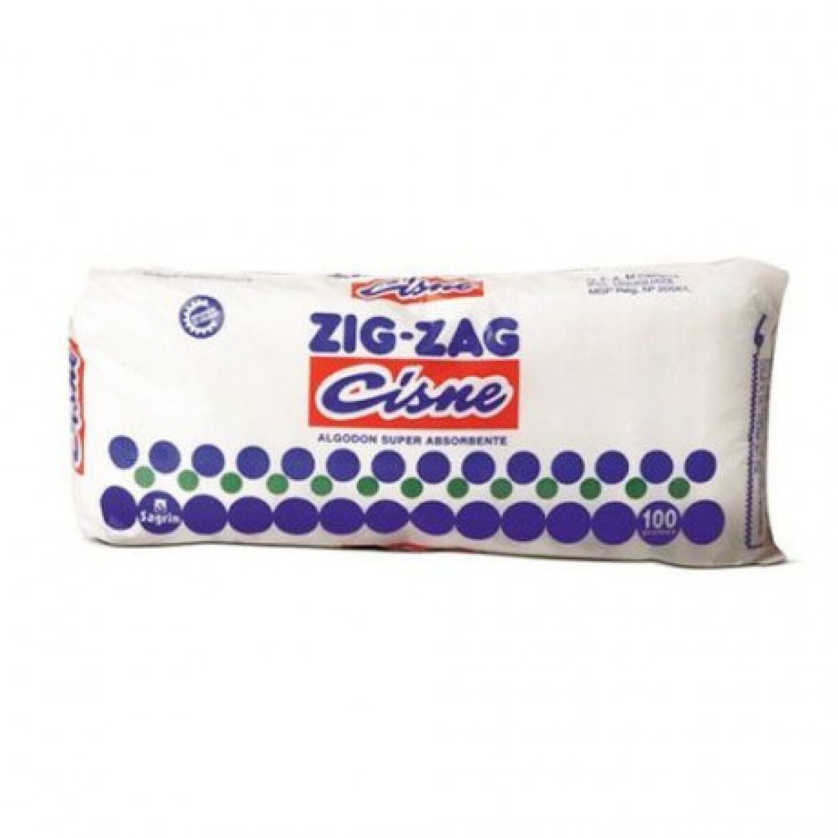 Algodón Cisne Zig-Zag 100g | Suavidad para el Cuidado Personal