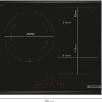 Placa de induccion Bosch Flex Induccion negro