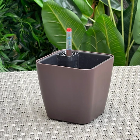 Maceta Polipropileno Alto 13CM x Largo 14CM x Ancho 14CM Maceta Polipropileno Alto 13CM x Largo 14CM x Ancho 14CM
