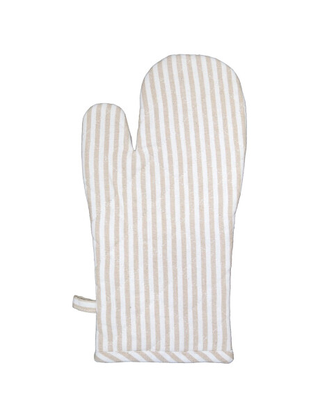 MANOPLA ALGODÓN 18X32CM RAYAS BEIGE MANOPLA ALGODÓN 18X32CM RAYAS BEIGE