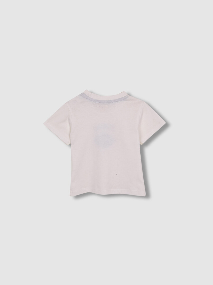 Camiseta Estampado Pez Blanco