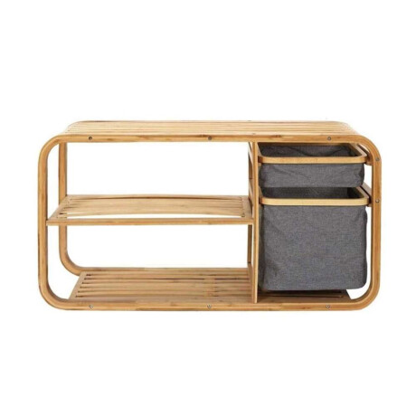 Banco Con Almacenaje Bambu 90X30X44Cms