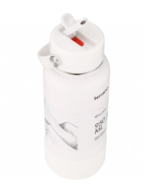 Botella Térmica con Pico 950mL. Blanco