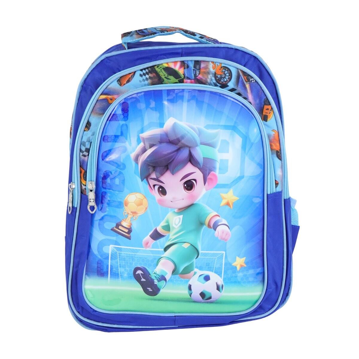 Mochila escolar 3 cierres 