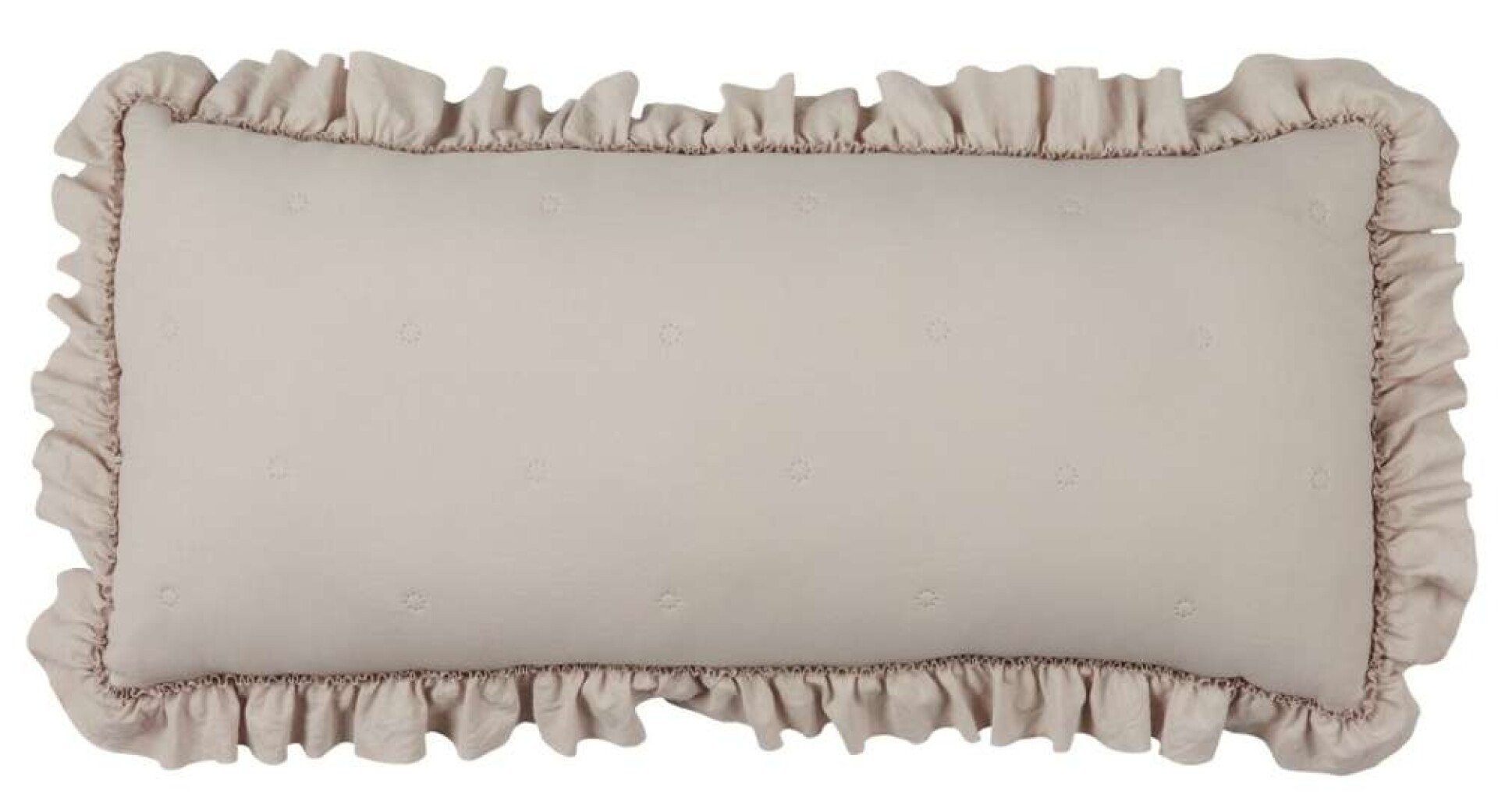 Almohadon Lumbar Dunhammer 35X75 Volado - Beige 