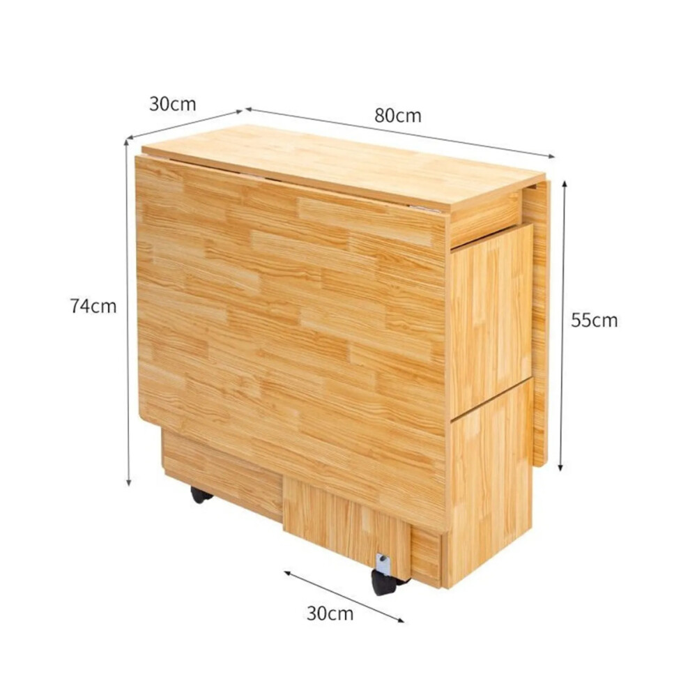Mesa Plegable Giratoria Con 4 Bancos Blanco