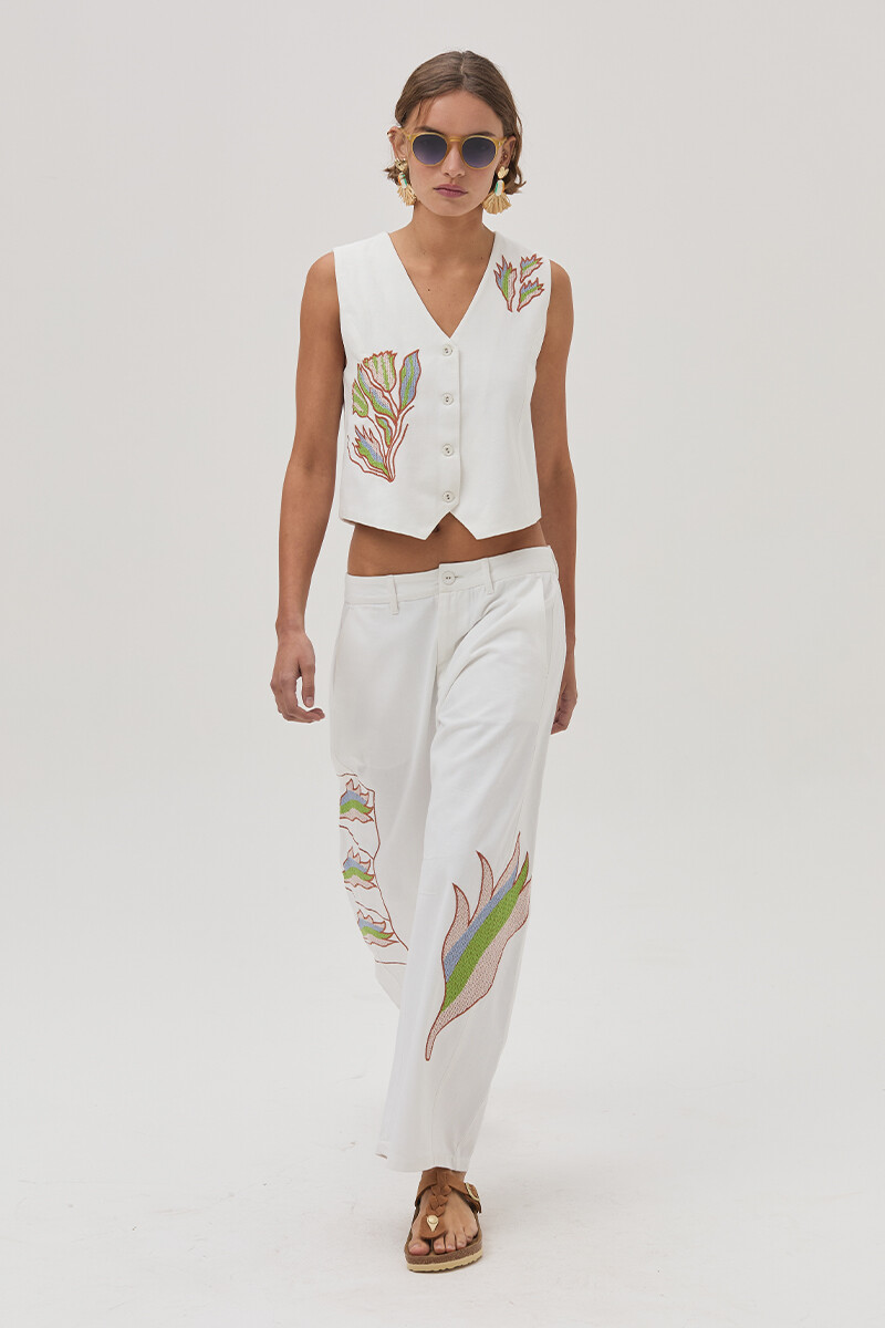 Pantalón Fleur Crudo