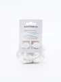 COLEROS Y BROCHES PACK X 4 BLANCO