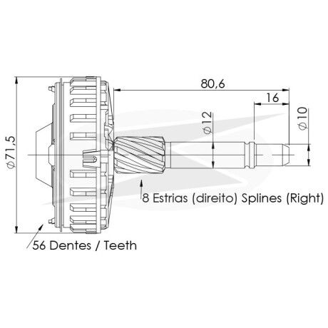 ALTERNADOR ARRANQUE VARIOS RENAULT REDUCTOR VALEO 56D TRAFIC MASTER 2.3 NISS S10 2.8 UNIFAP ALTERNADOR ARRANQUE VARIOS RENAULT REDUCTOR VALEO 56D TRAFIC MASTER 2.3 NISS S10 2.8 UNIFAP